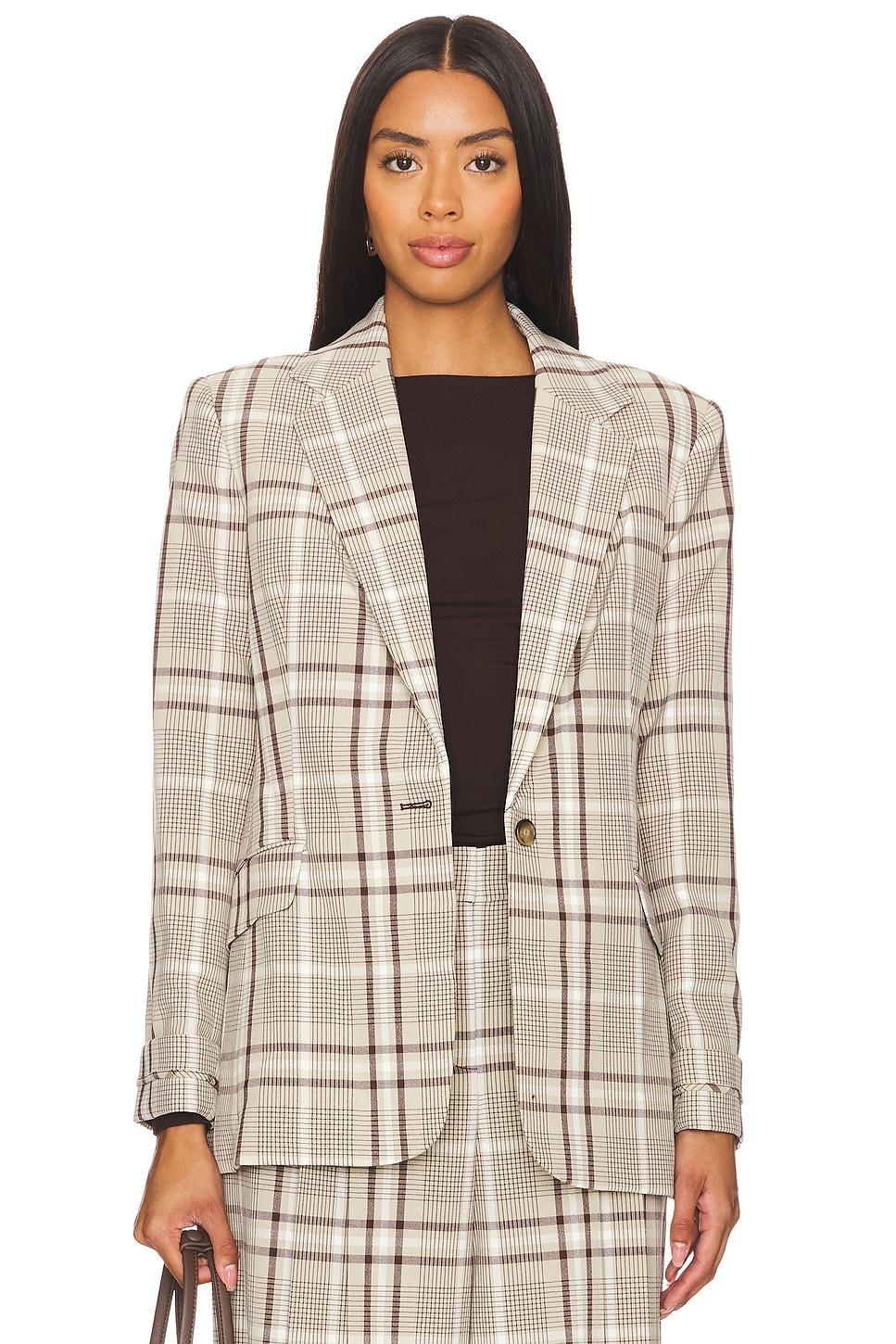 Lillie Peak Lapel Single Breasted Blazer SIMKHAI Product Image