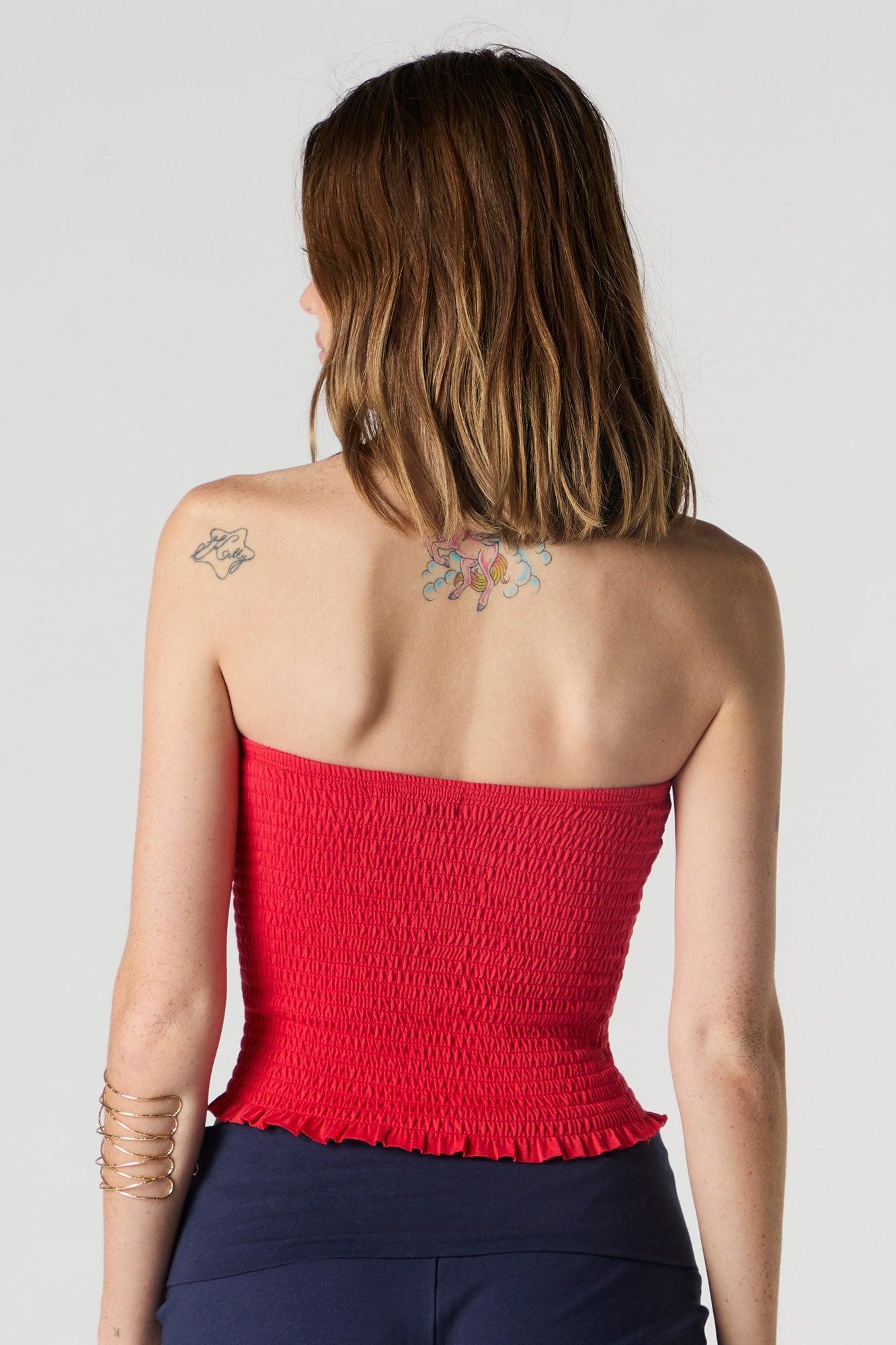 Smocked Tube Top Female Product Image