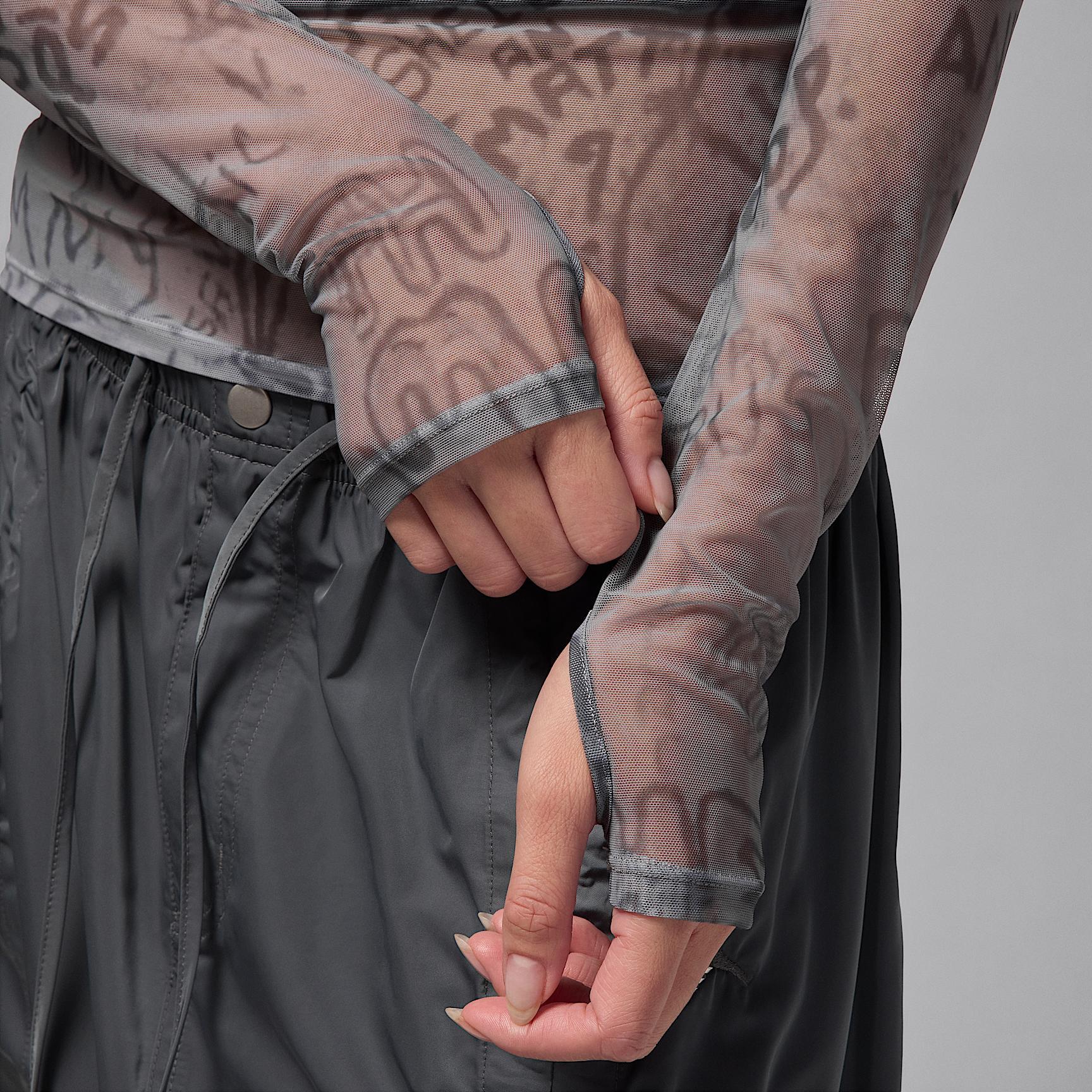 Women's Air Jordan Mesh Long-Sleeve Top Product Image
