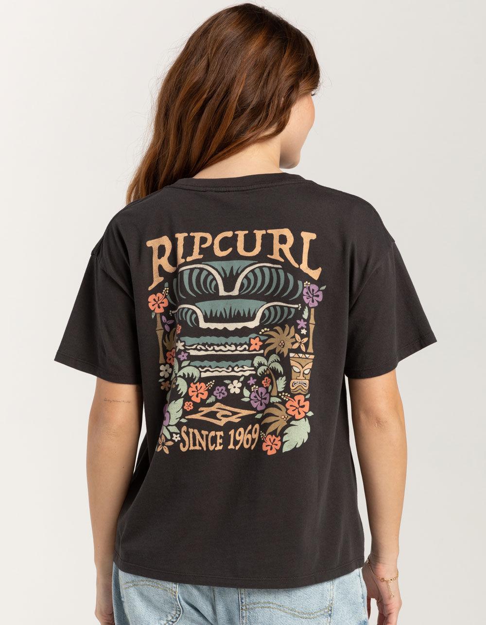 RIP CURL Tiki Tropics Womens Relaxed Tee - BONE Product Image