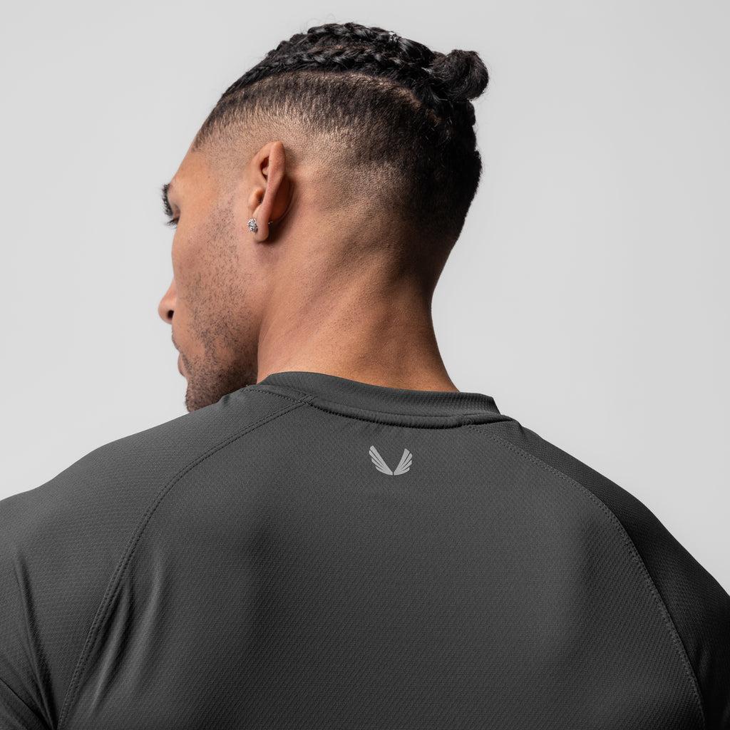 0918. AeroSilver® Fitted Tee - Deep Taupe Product Image
