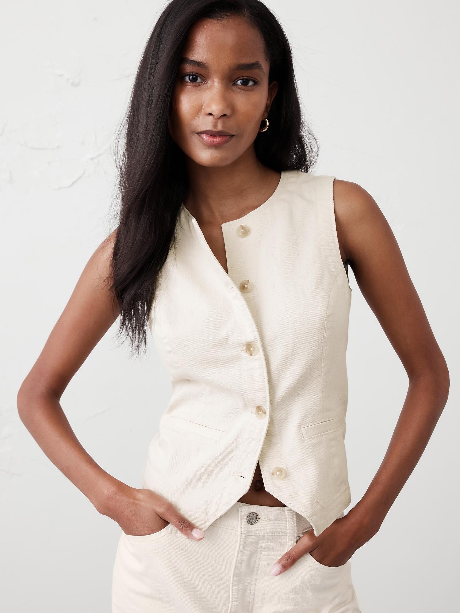 Denim Short Classic Vest Product Image