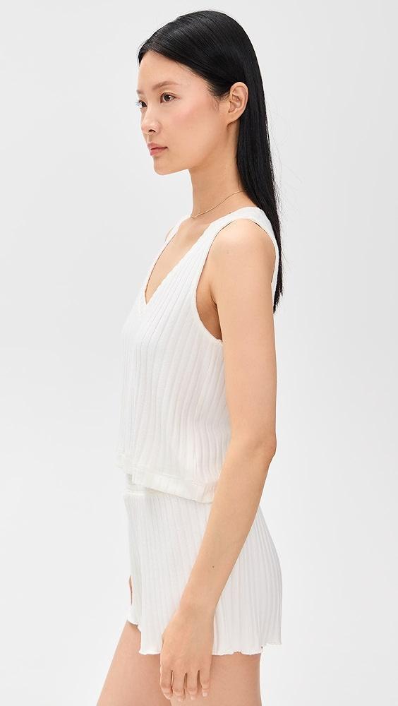 Z Supply Sloane V Neck Rib Tank | Shopbop Product Image