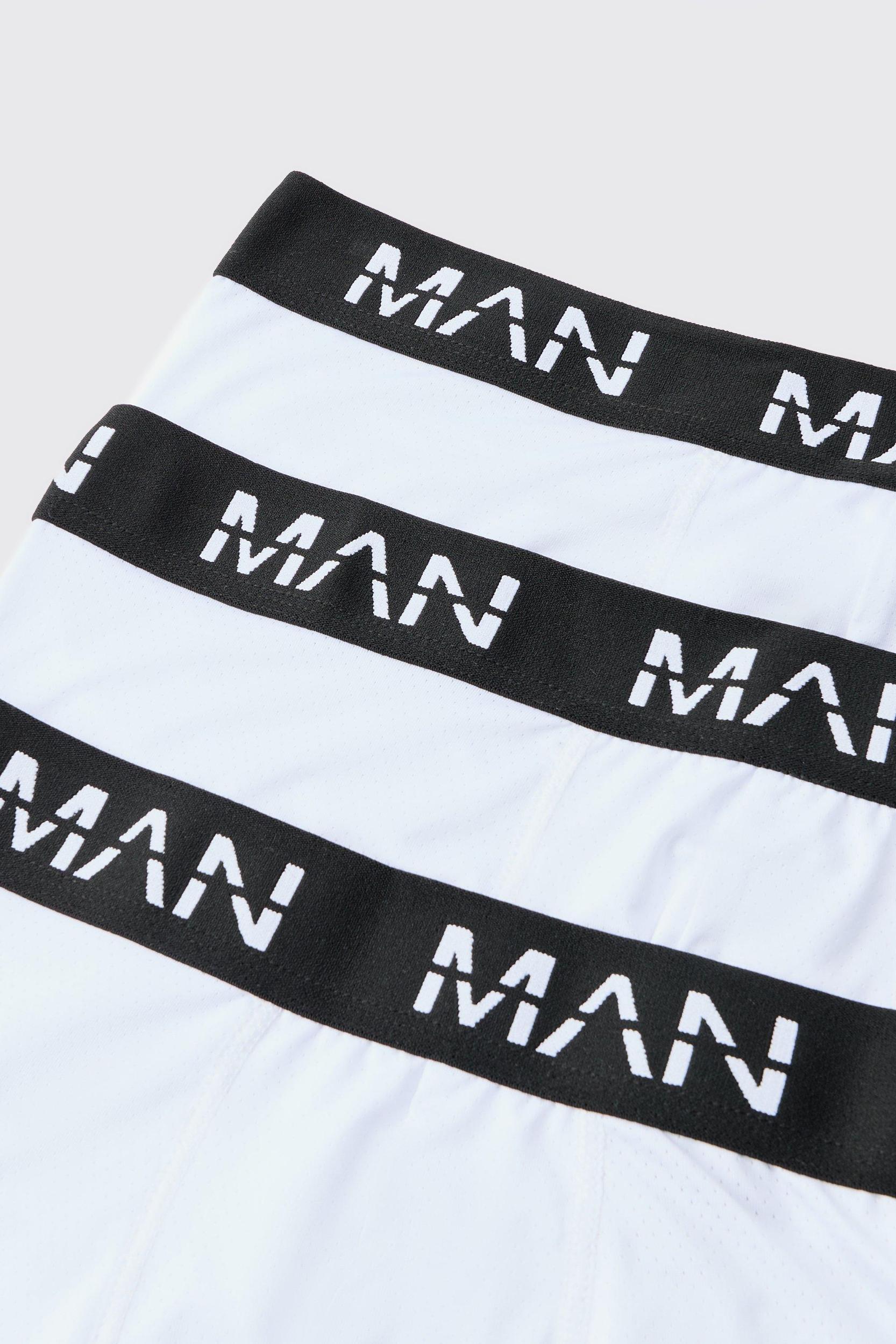 Man Active Performance 3 Pack Boxer | boohooMAN USA Product Image
