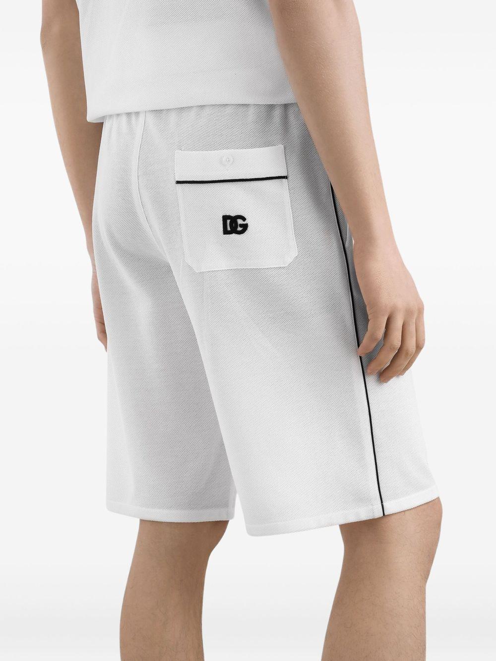contrast-trim track shorts Product Image