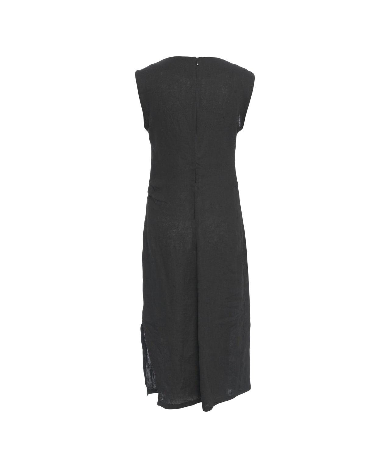 Linen midi dress Product Image