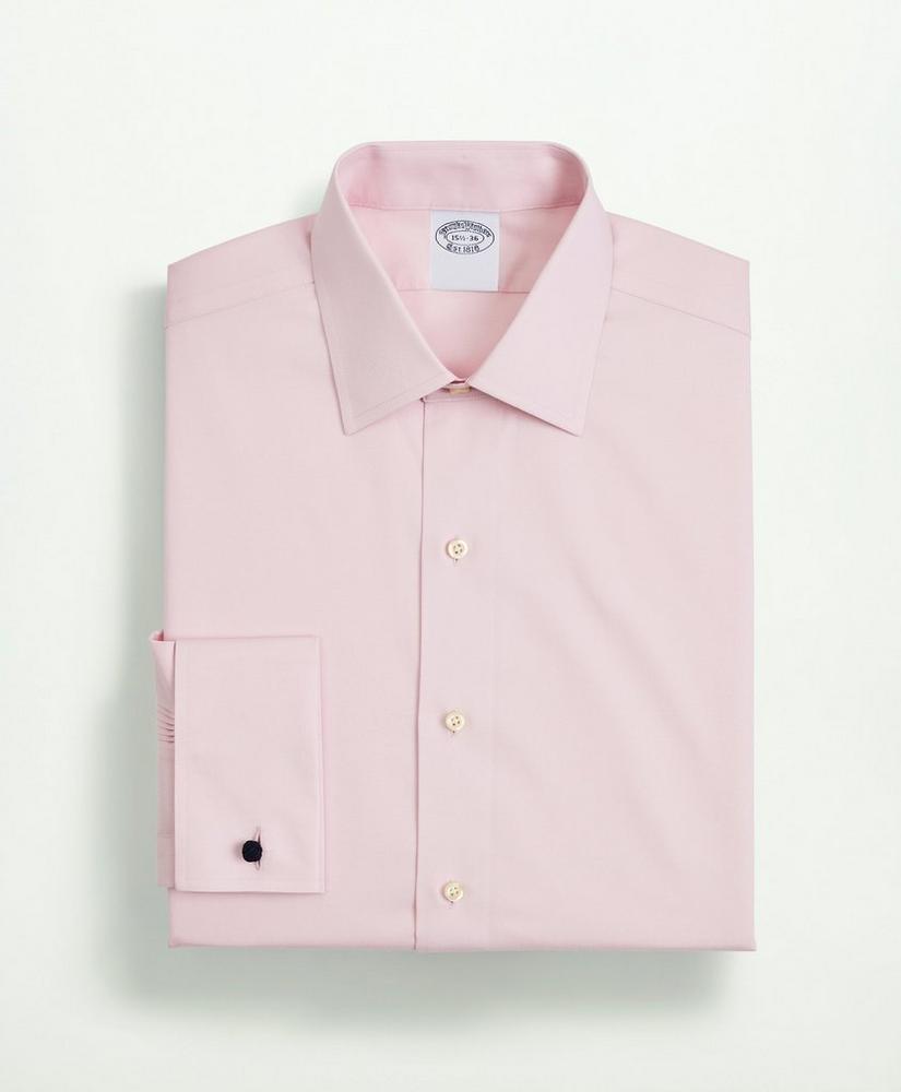 Stretch Supima® Cotton Non-Iron Pinpoint Oxford Ainsley Collar Dress Shirt Product Image
