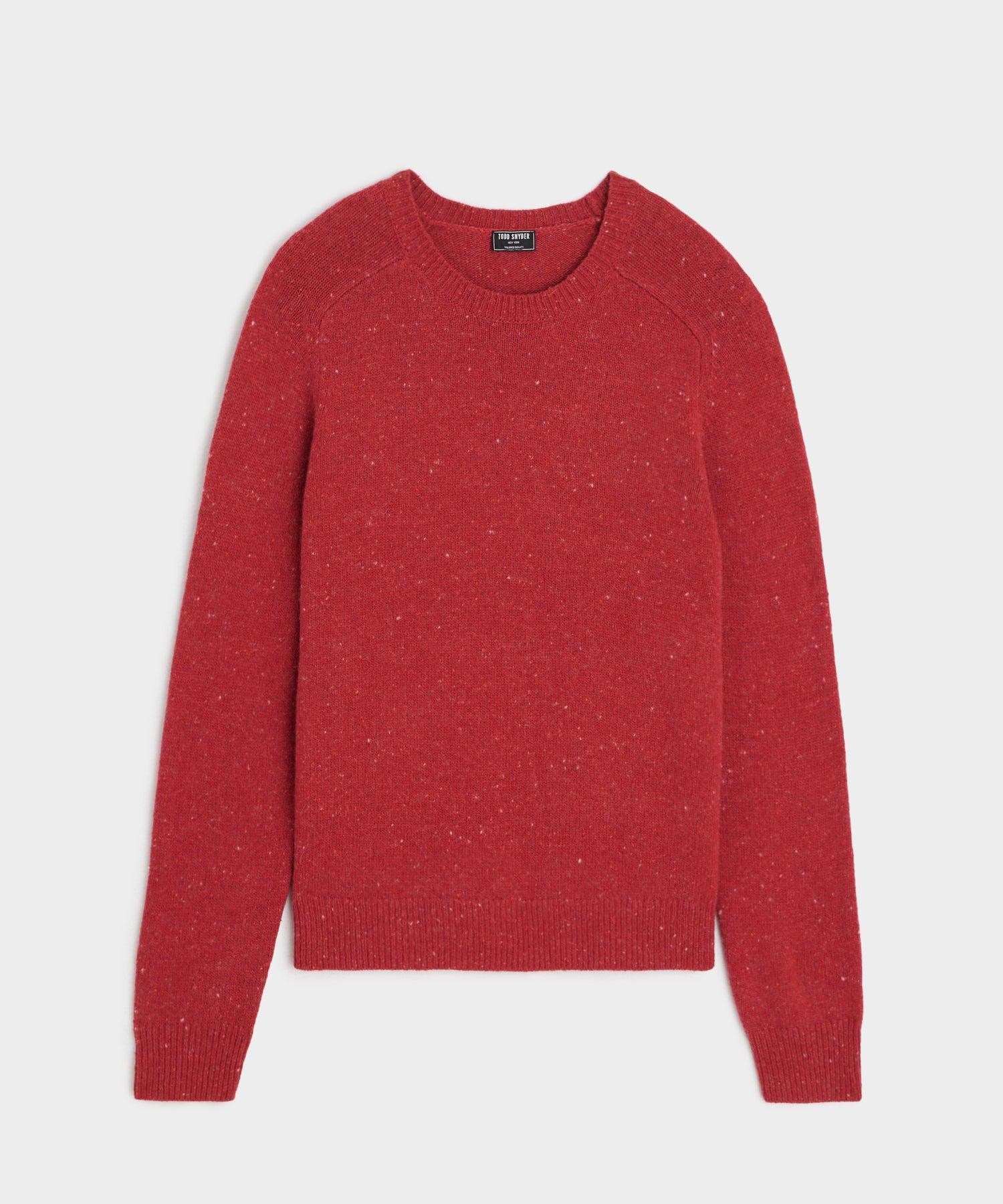 Donegal Crewneck Sweater in Pale Mint Product Image