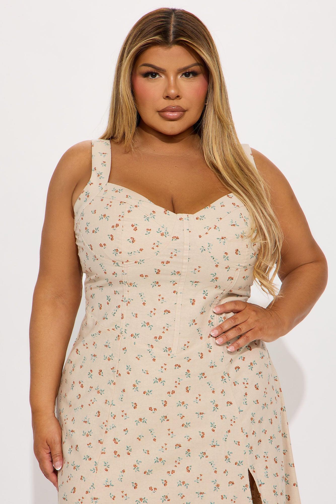 Daniella Twill Maxi Dress - Khaki Product Image