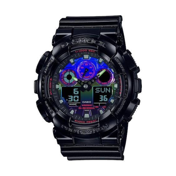 G-Shock Mens Ana-Digi Black Resin Strap Multifunction Watch Product Image