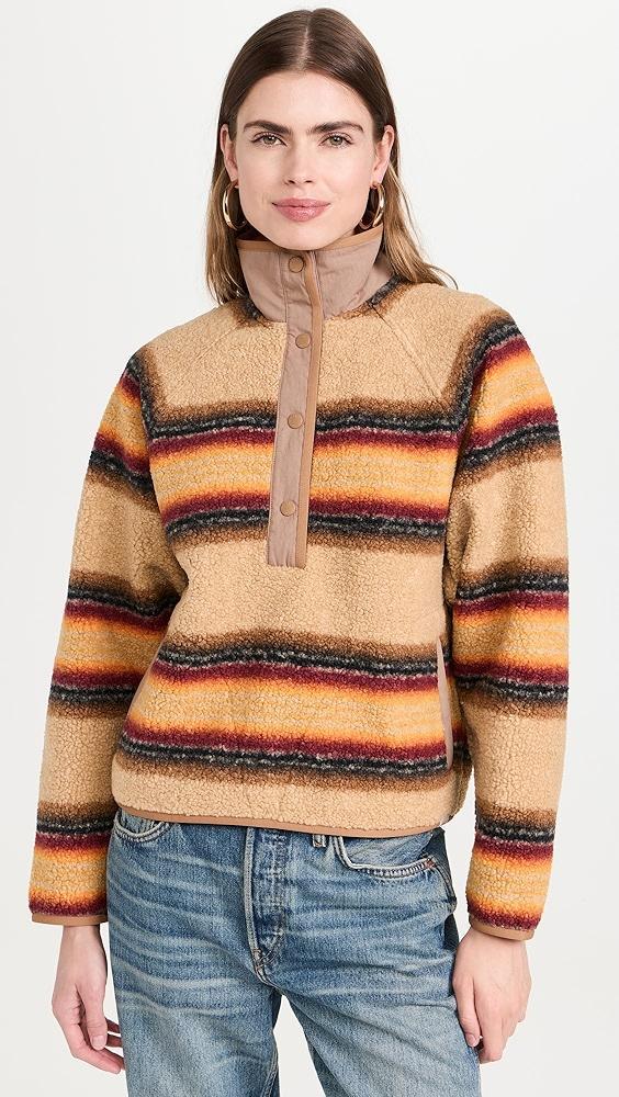 Faherty Fireside Fleece Popover | Shopbop Product Image