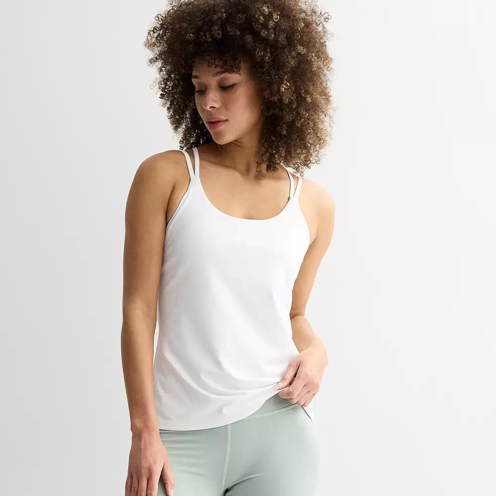 Womens Tek Gear Ultrastretch Strappy Bra Tank Top Product Image