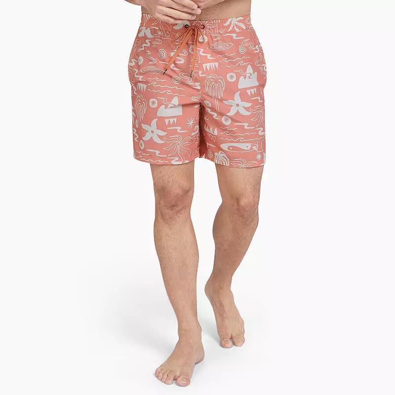 Men's Quiksilver 6.5" Beachside Swim Trunks, Size: Small, Canyon Clay Product Image
