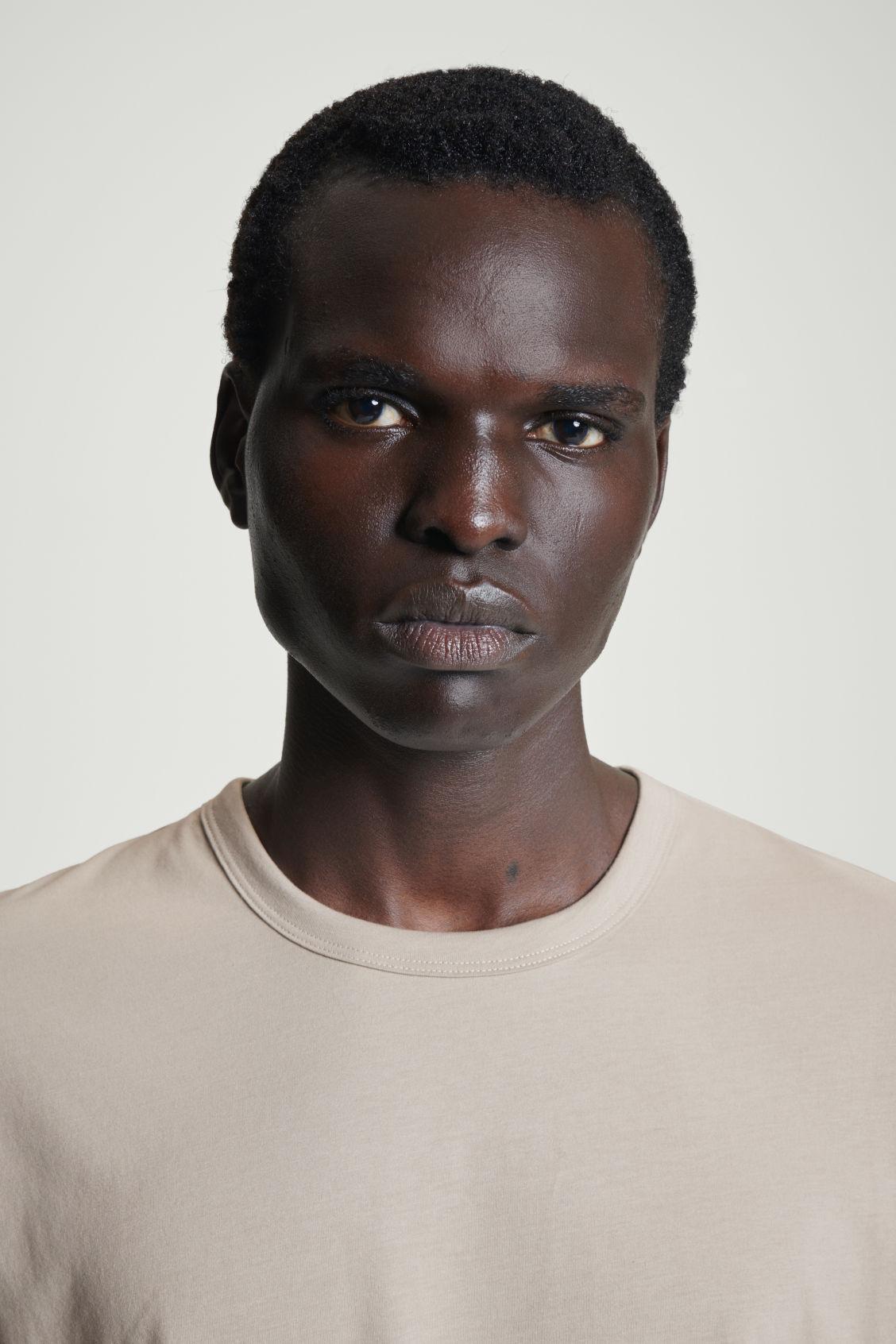 REGULAR LIGHTWEIGHT BRUSHED-COTTON T-SHIRT Product Image