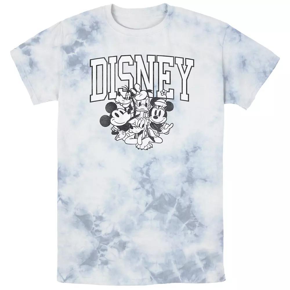 Men's Disney Mickey Mouse Group Bombard Wash Graphic Tee, Size: XL, Black Product Image