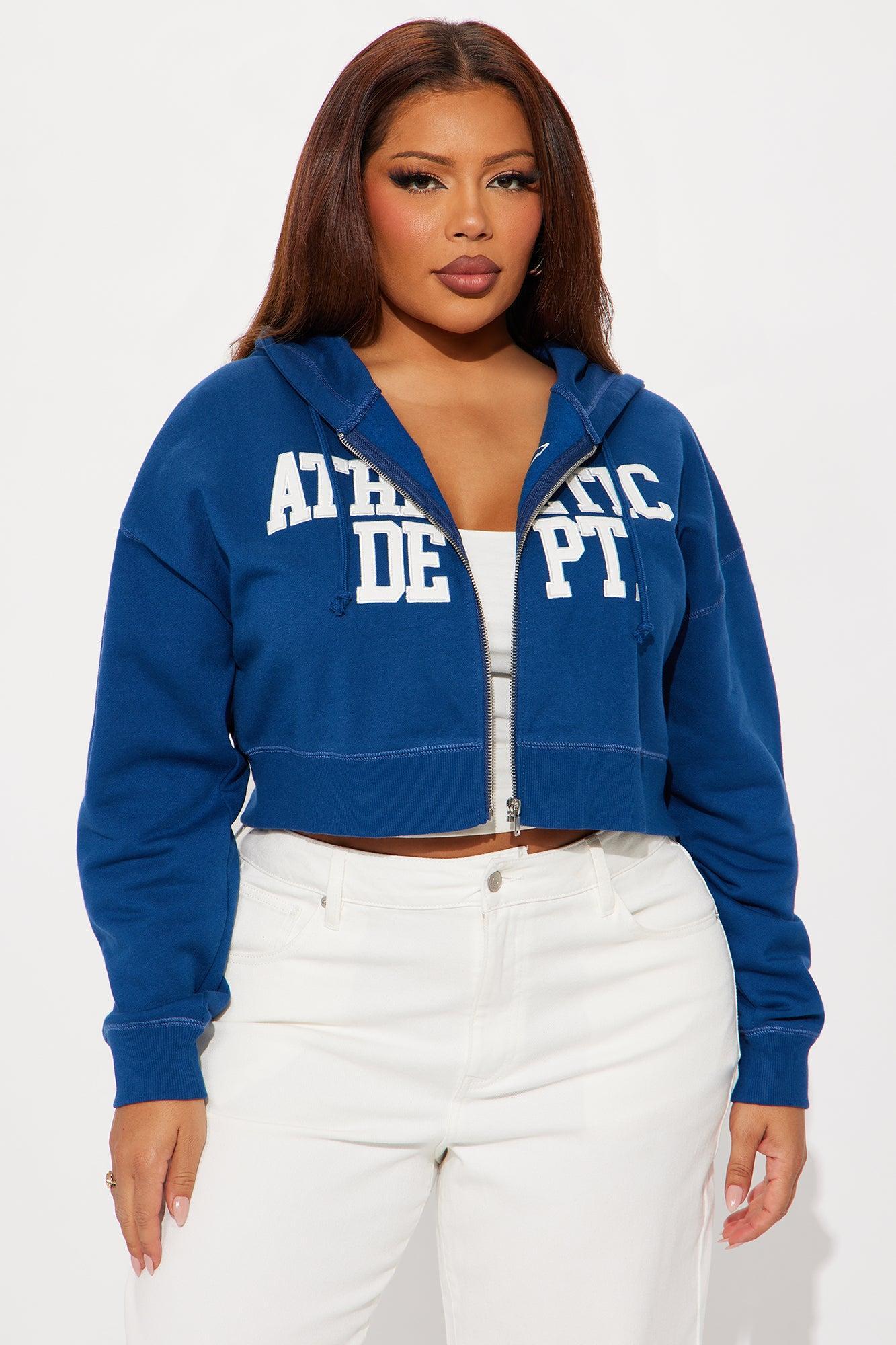 Athletic Dept Zip Up Hoodie - Navy Product Image