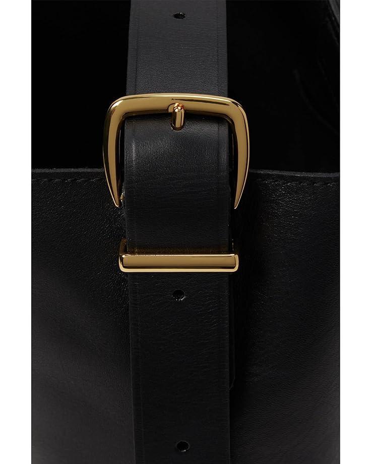 Madewell The Essential Mini Bucket Tote in Leather Product Image