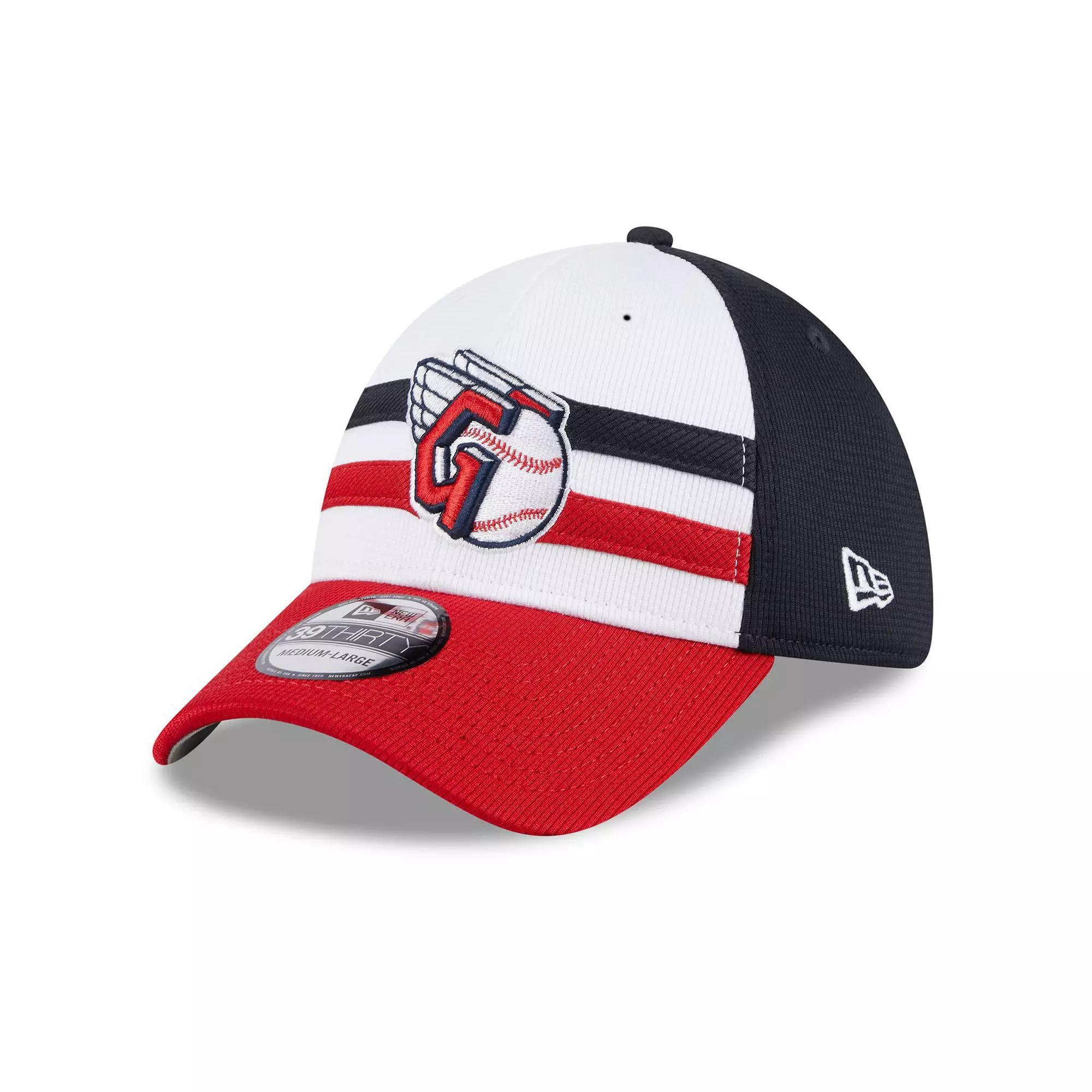 Men's New Era  White Cleveland Guardians 2024 Batting Practice 39THIRTY Flex Hat, Size: Medium/Large, Grd White Product Image