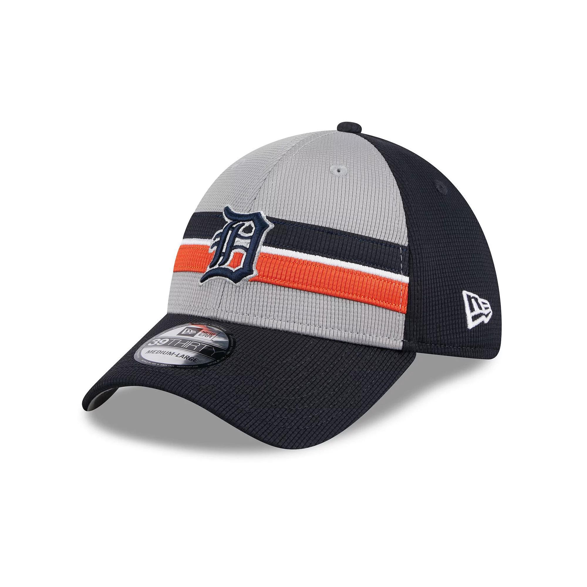 Men's New Era  Gray Detroit Tigers 2024 Batting Practice 39THIRTY Flex Hat, Size: Small/Medium, Grey Product Image
