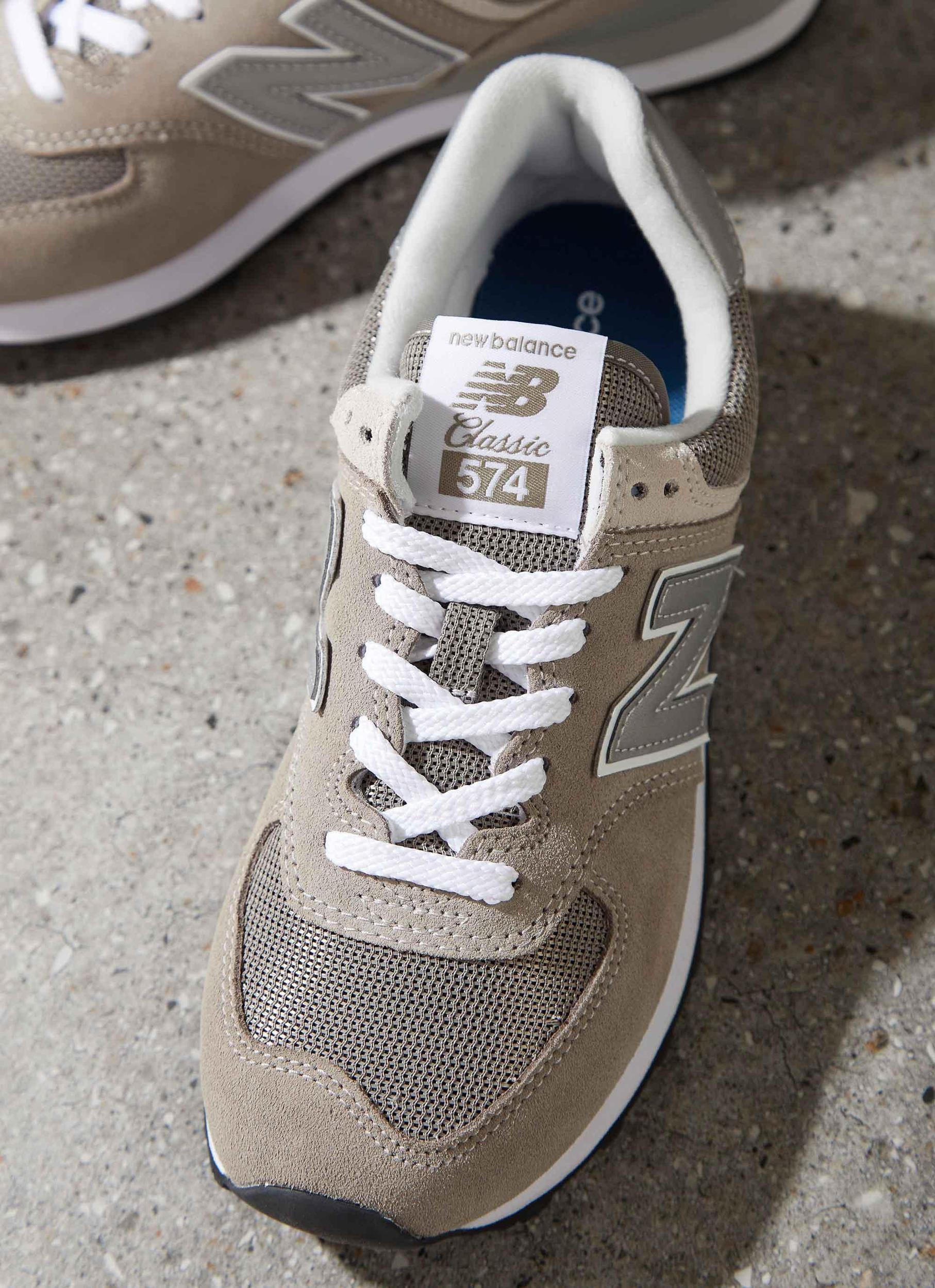 574 Sneaker - Grey with White Product Image