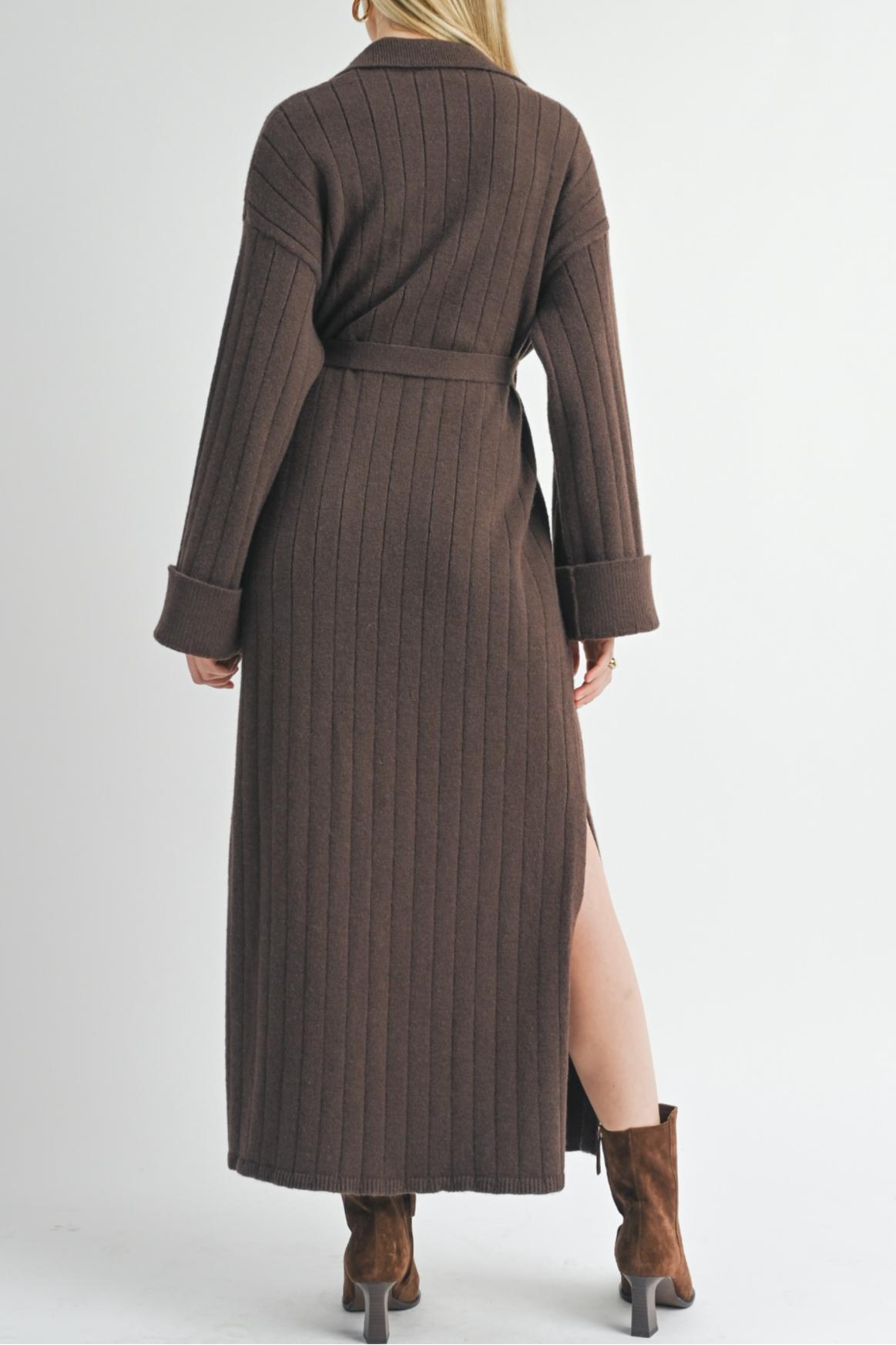 SWEATER MIDI DRESS Product Image