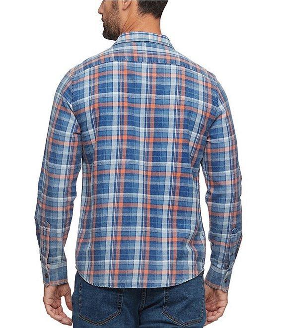 Flag and Anthem Woodway Long Sleeve Vintage Soft Plaid Woven Shirt Product Image