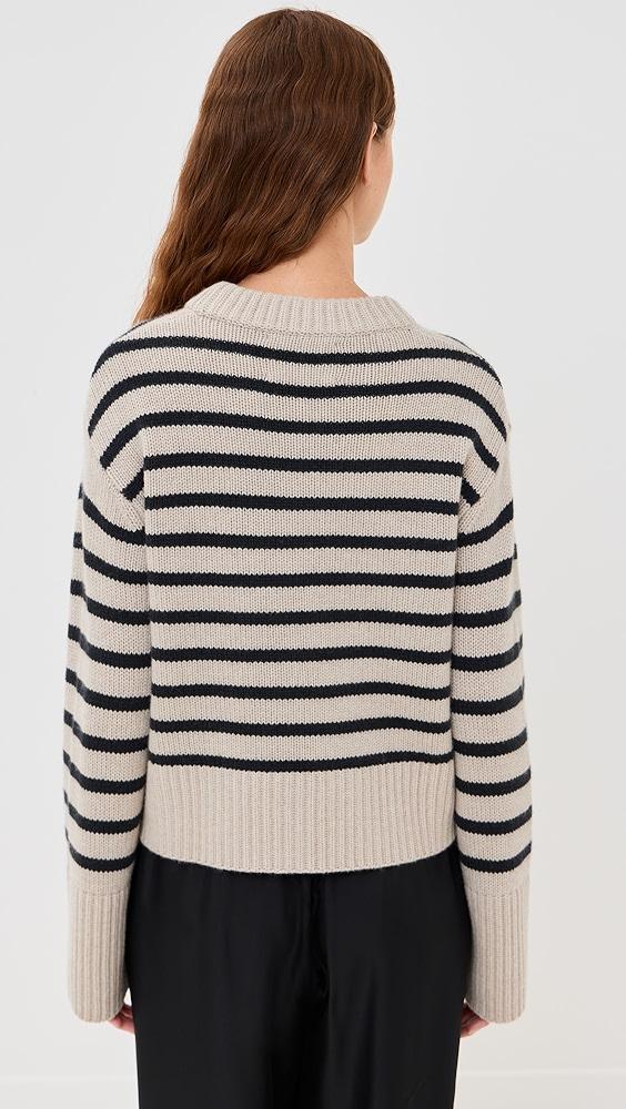 LISA YANG Sony Stripes Cashmere Sweater | Shopbop Product Image
