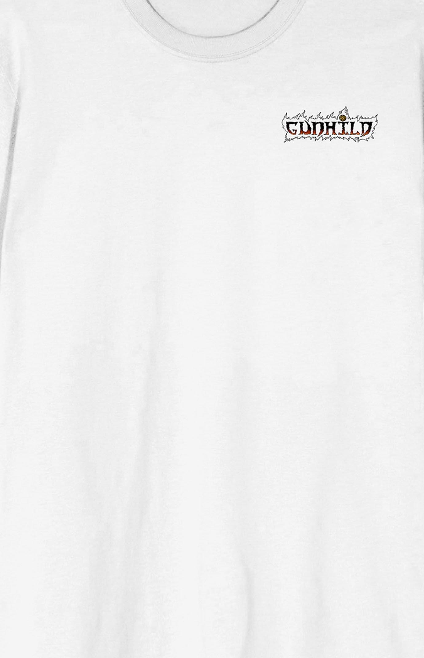Men's Gunhild Fire Hands Graphic Tee, Size: XXL, White Product Image