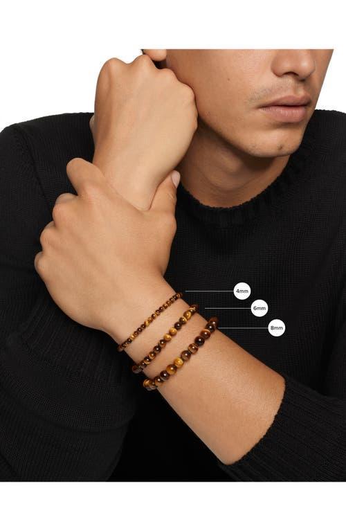 8mm Mens Spiritual Bead Bracelet Product Image