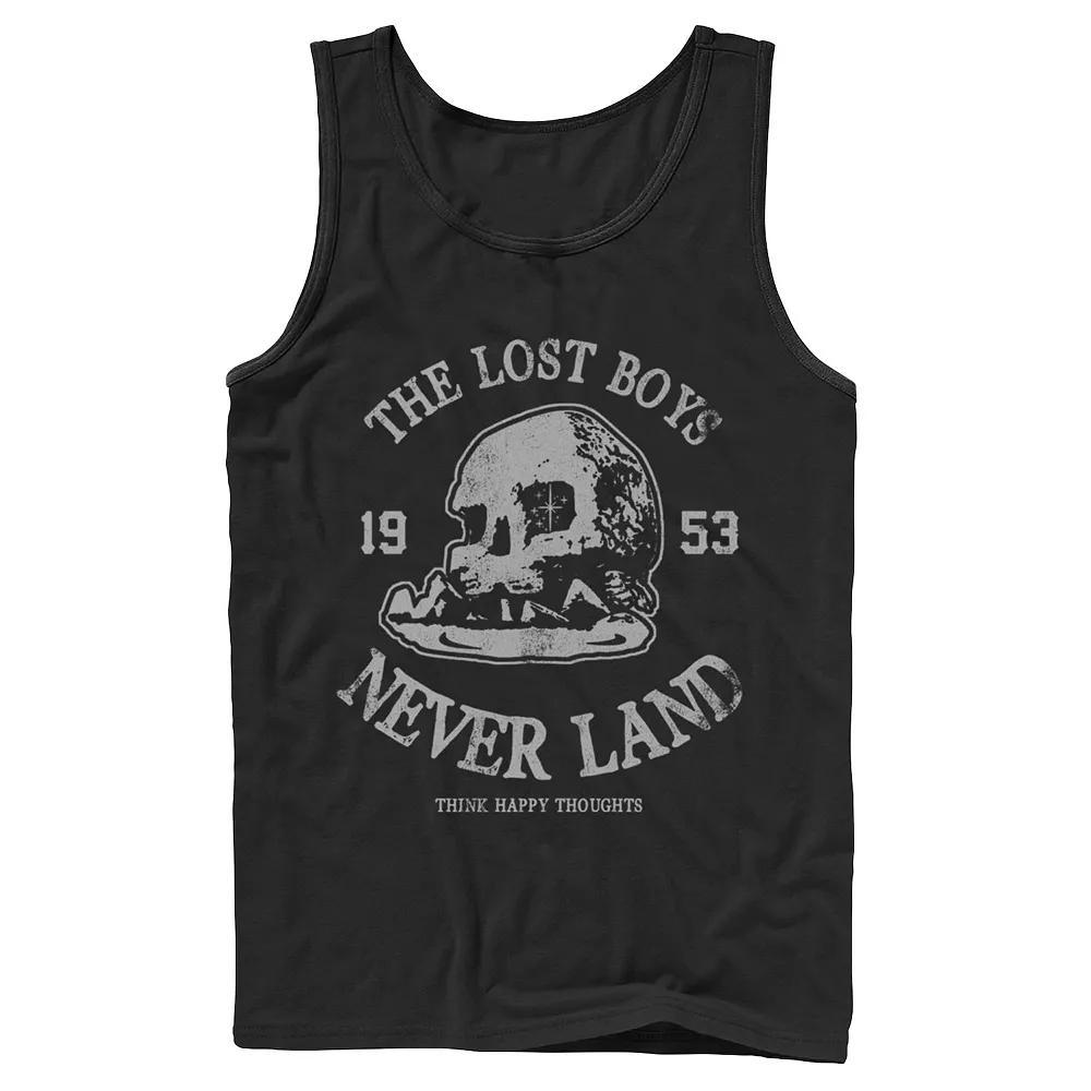 Disney's Peter Pan The Lost Boys Never Land 1953 Skull Island Men's Tank Top, Size: XL, Black Product Image