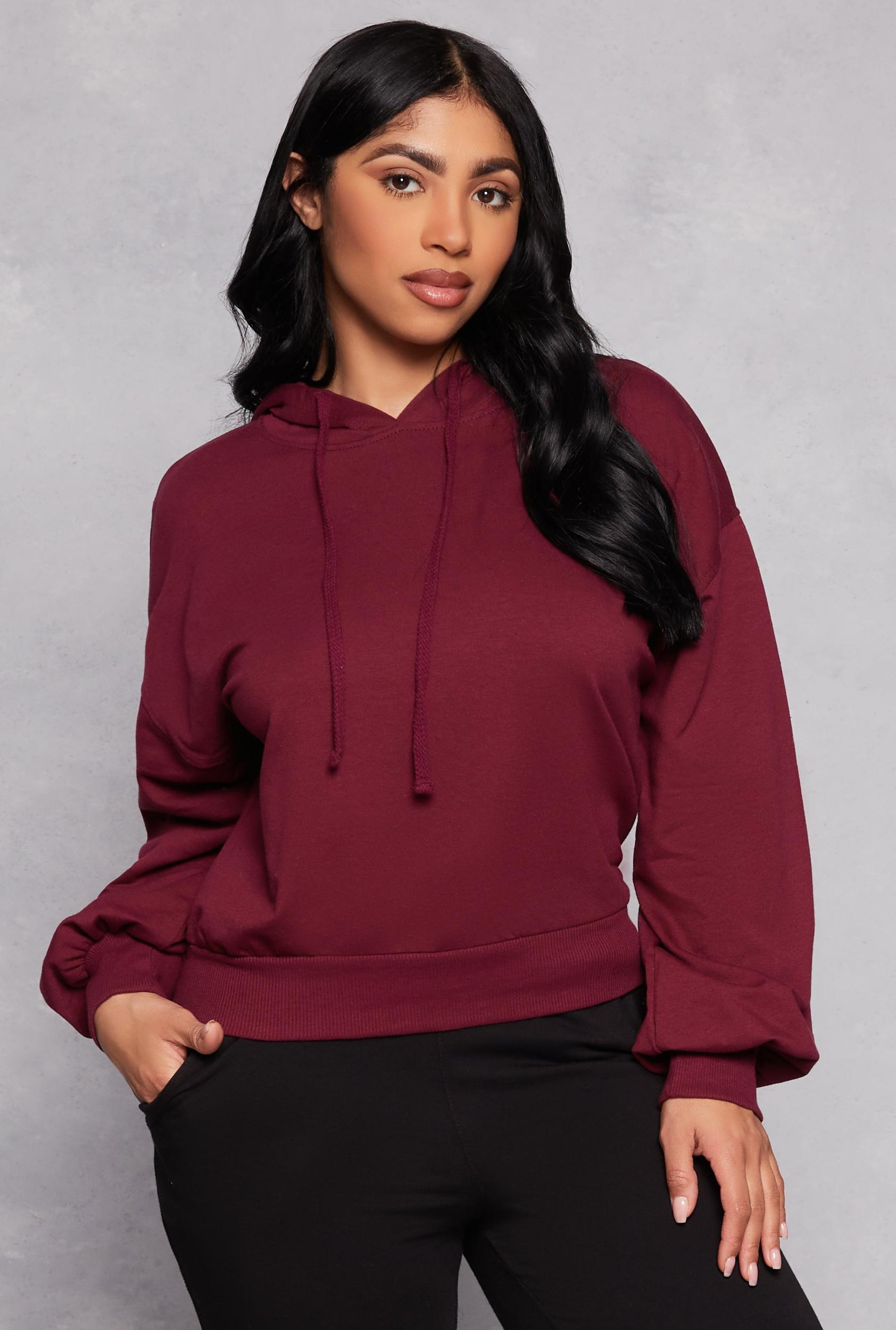Womens French Terry Pullover Hoodie Product Image
