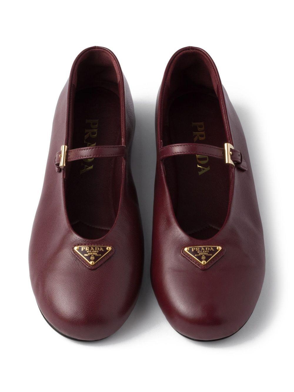 leather ballet flats Product Image
