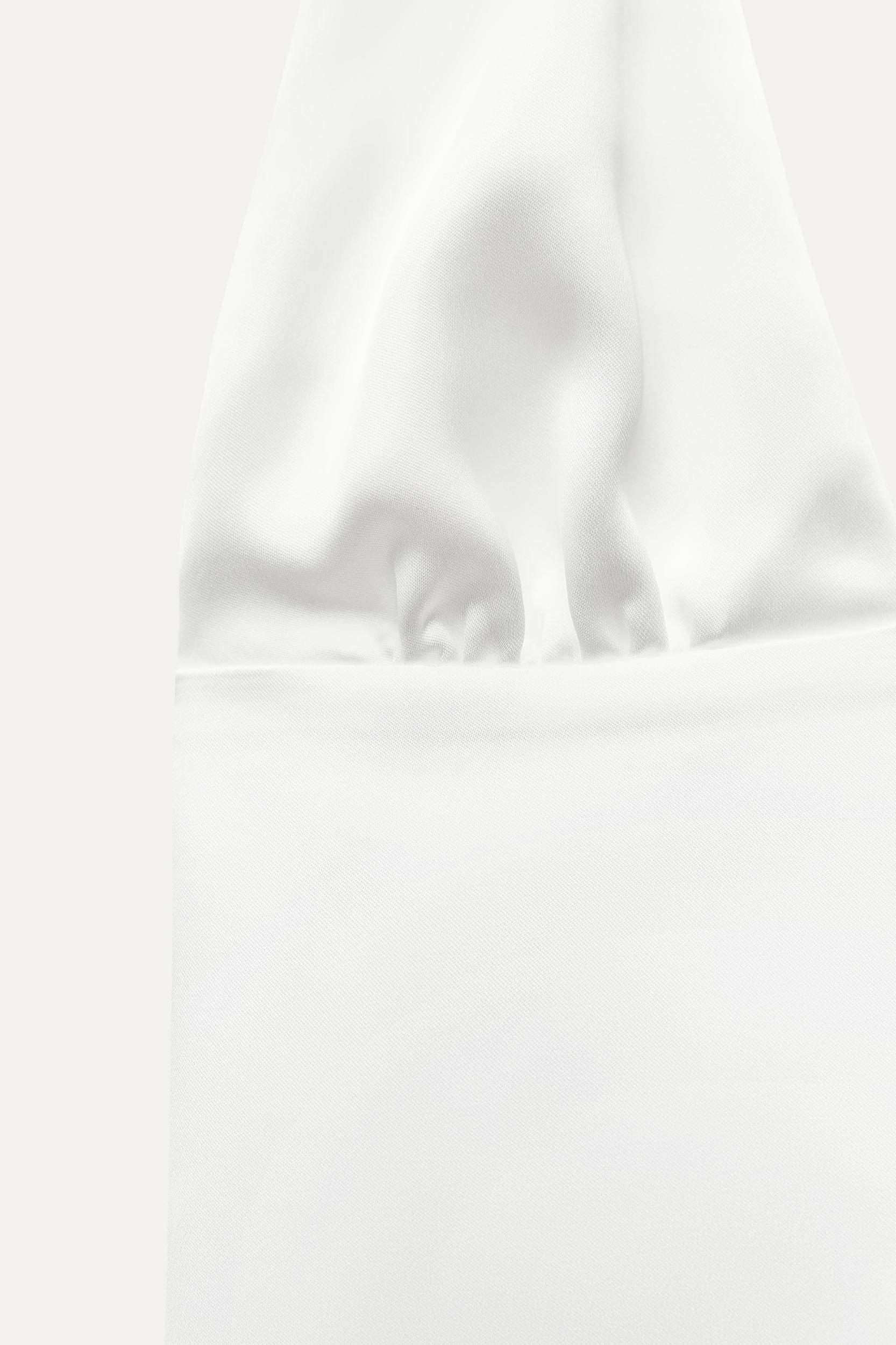 SATIN EFFECT HALTER TOP Product Image