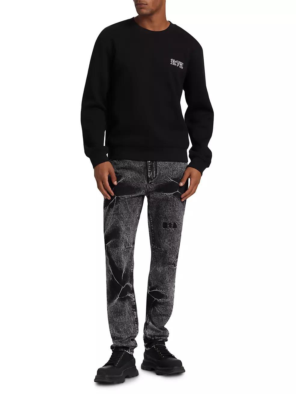Bryant Flower Acid Wash Jeans Product Image