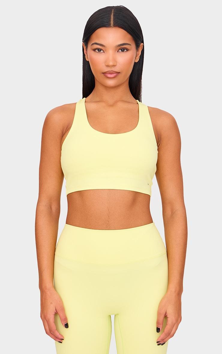 Lime Ultimate Sculpt Double Layer Padded Sports Bra Product Image