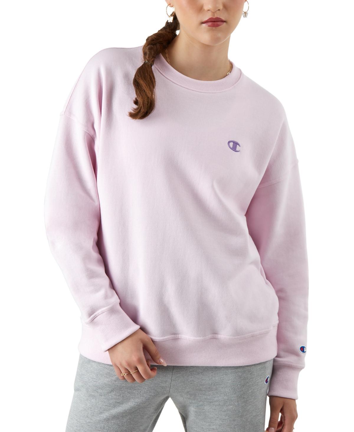 Champion Powerblend Crew (Lavish Lavender) Women's Sweatshirt Product Image