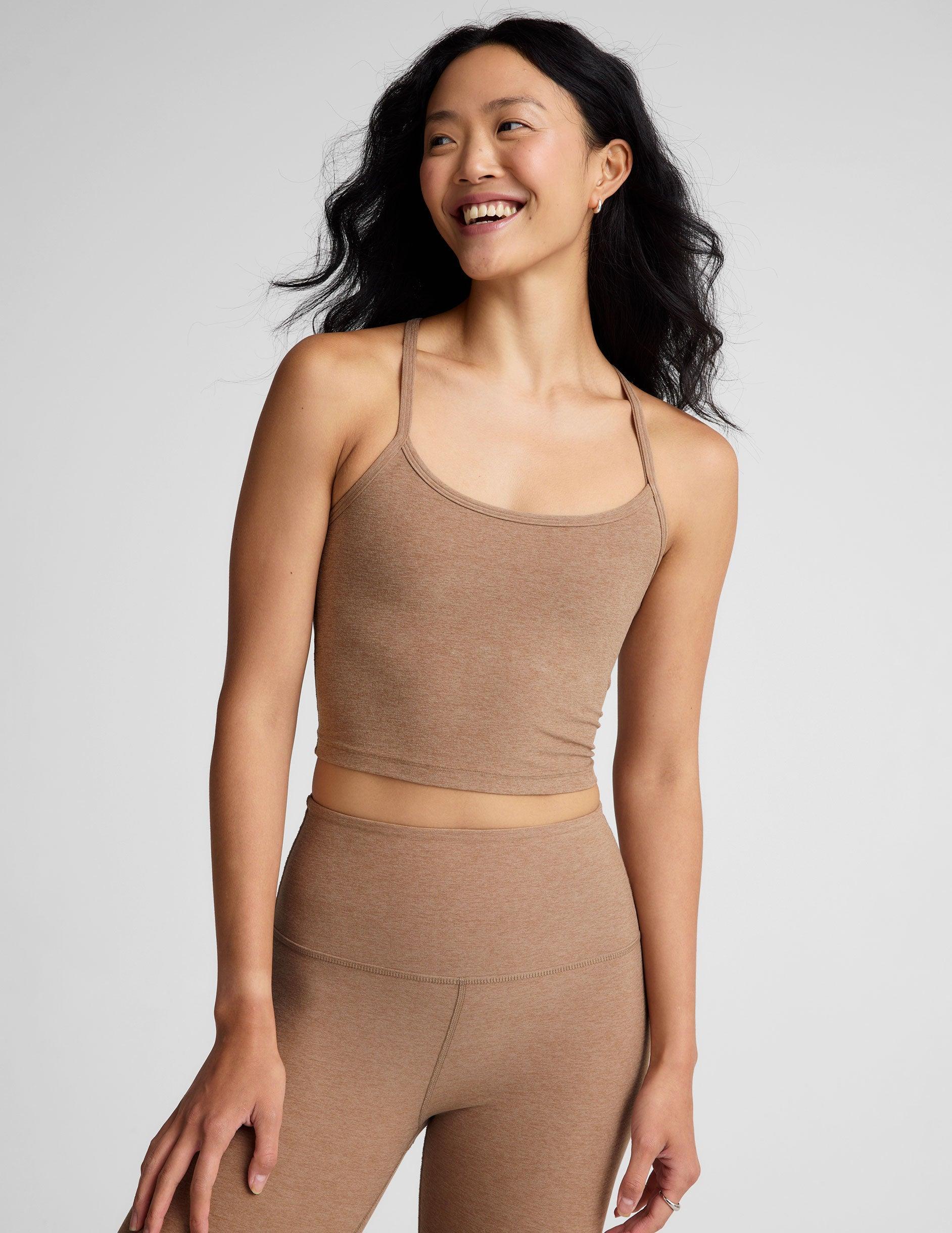 Spacedye Slim Racerback Cropped Tank Product Image