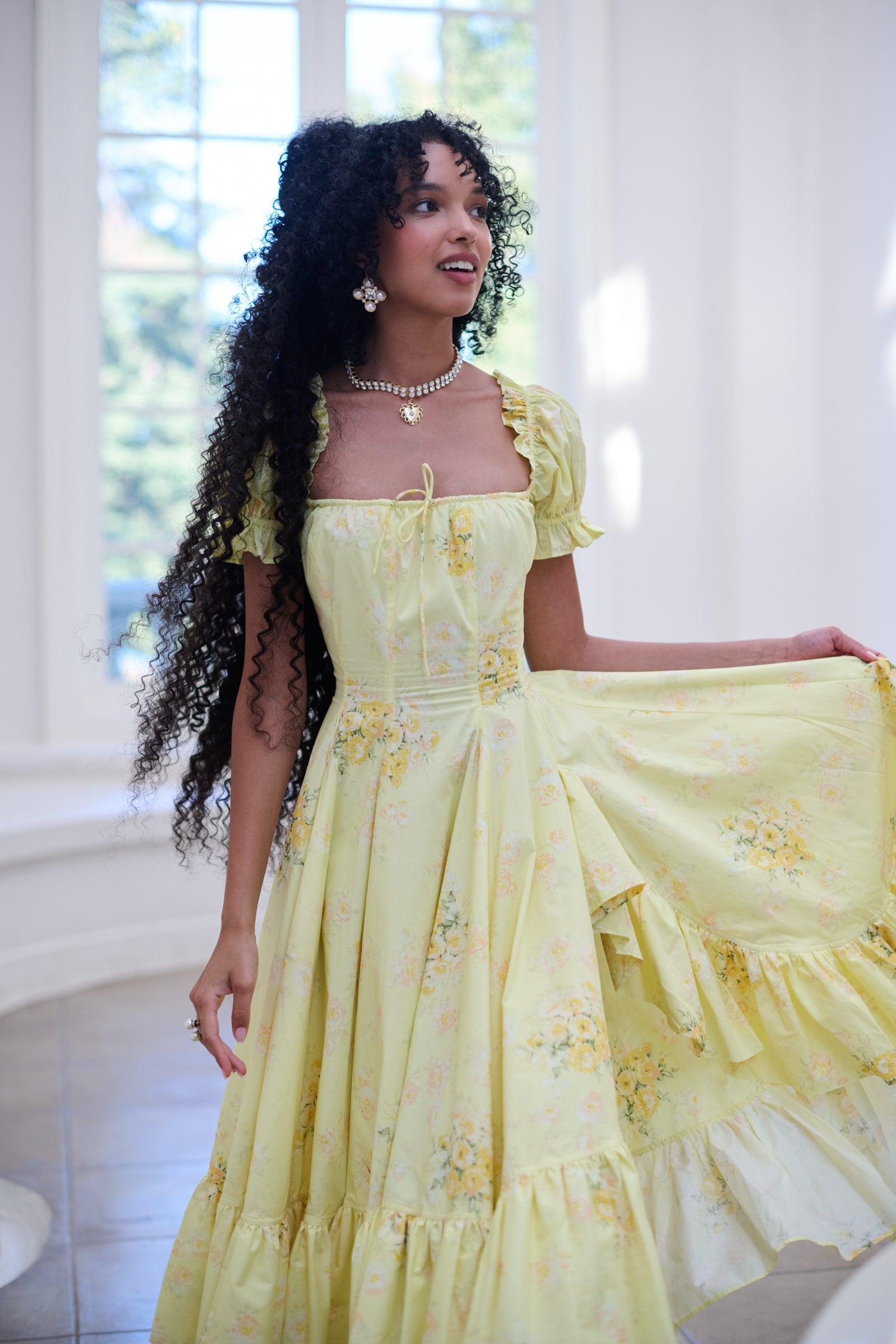 Penelope Foxglove Dress Product Image