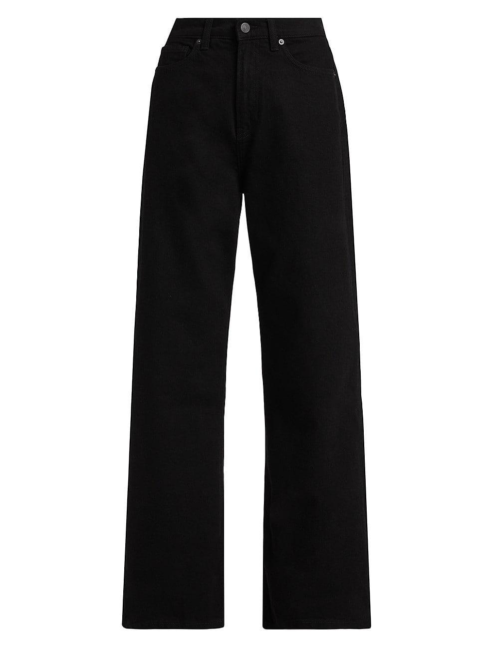 Womens Cary High-Rise Slouchy Wide-Leg Jeans Product Image