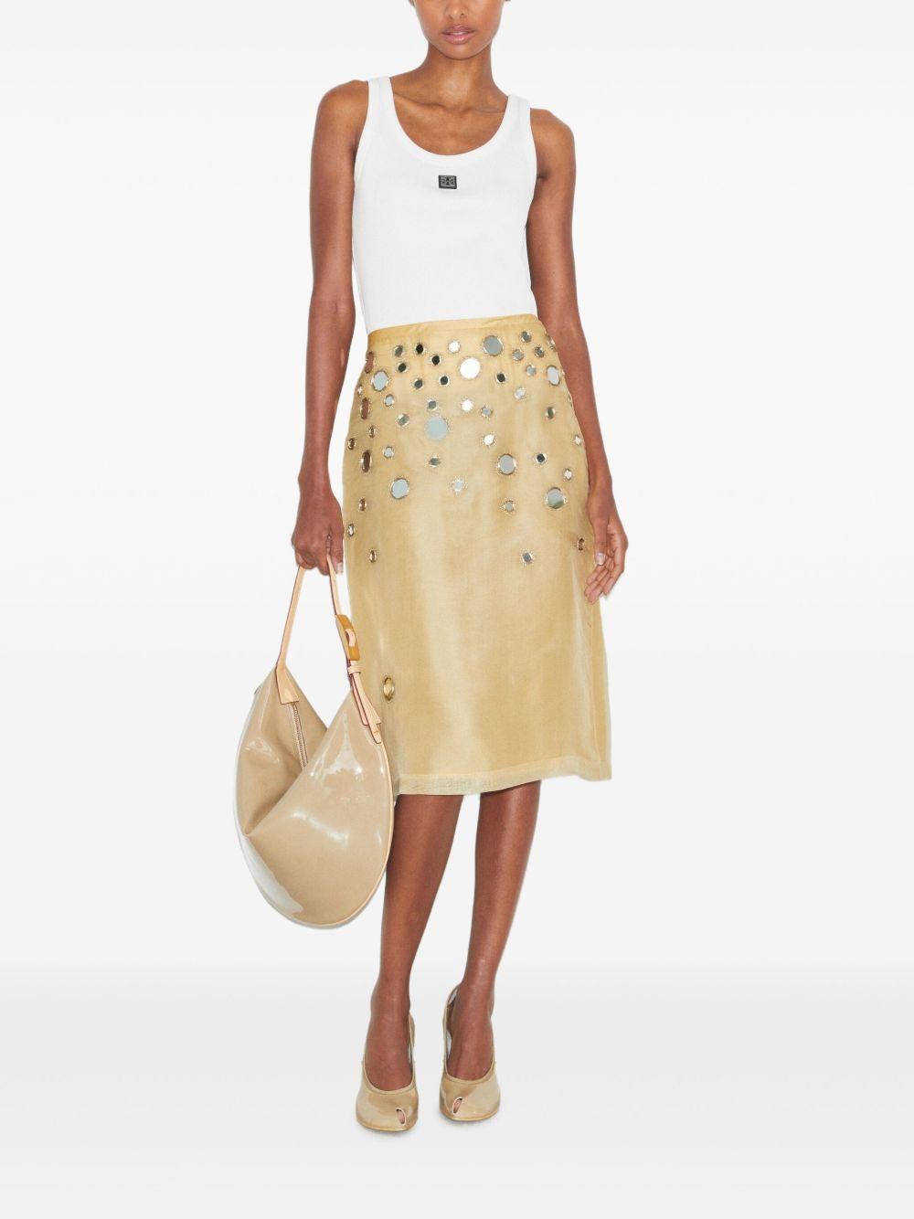 embellished mirror skirt Product Image
