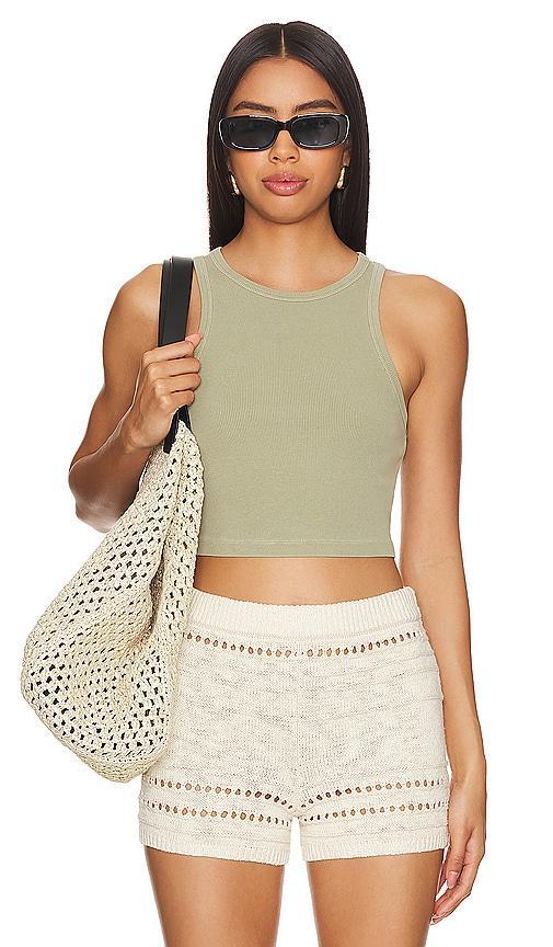 Green The Gigi Crop Tank Tularosa Product Image