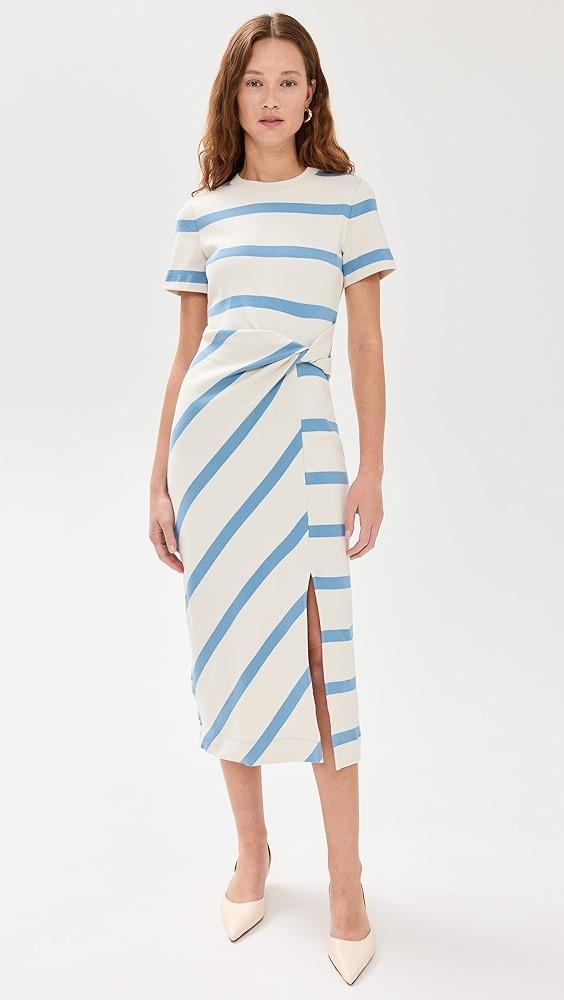 Tanya Taylor Short Sleeve Striped Cody Dress | Shopbop Product Image