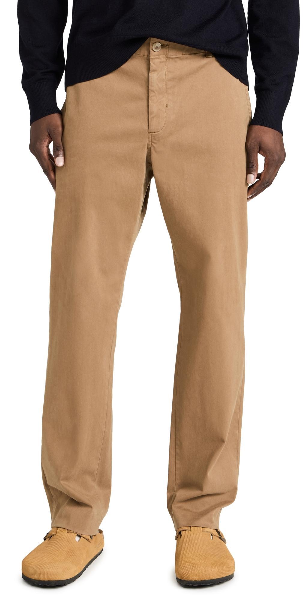 Vince Sueded Twill Garment Dye Pants (Washed Dark Taupe Sand) Men's Casual Pants Product Image