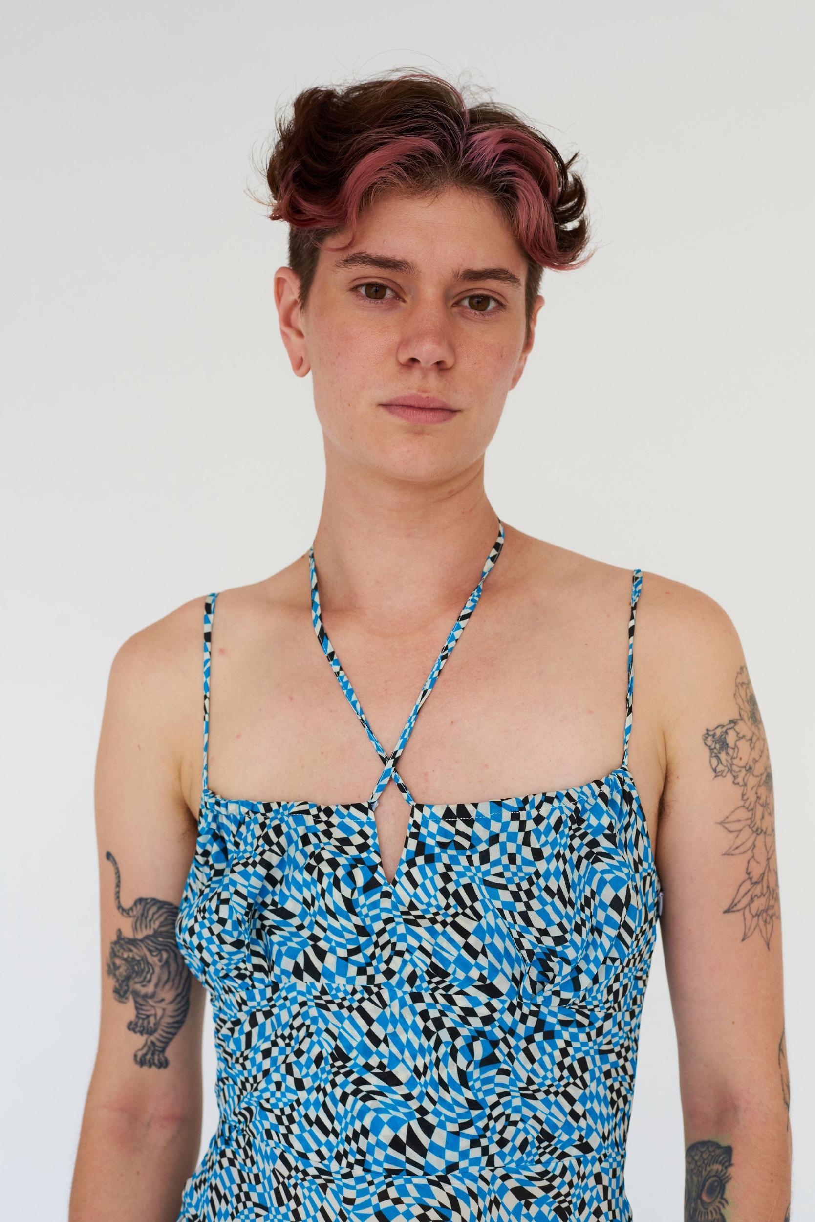 Claudia Dress - Piscine Check Product Image