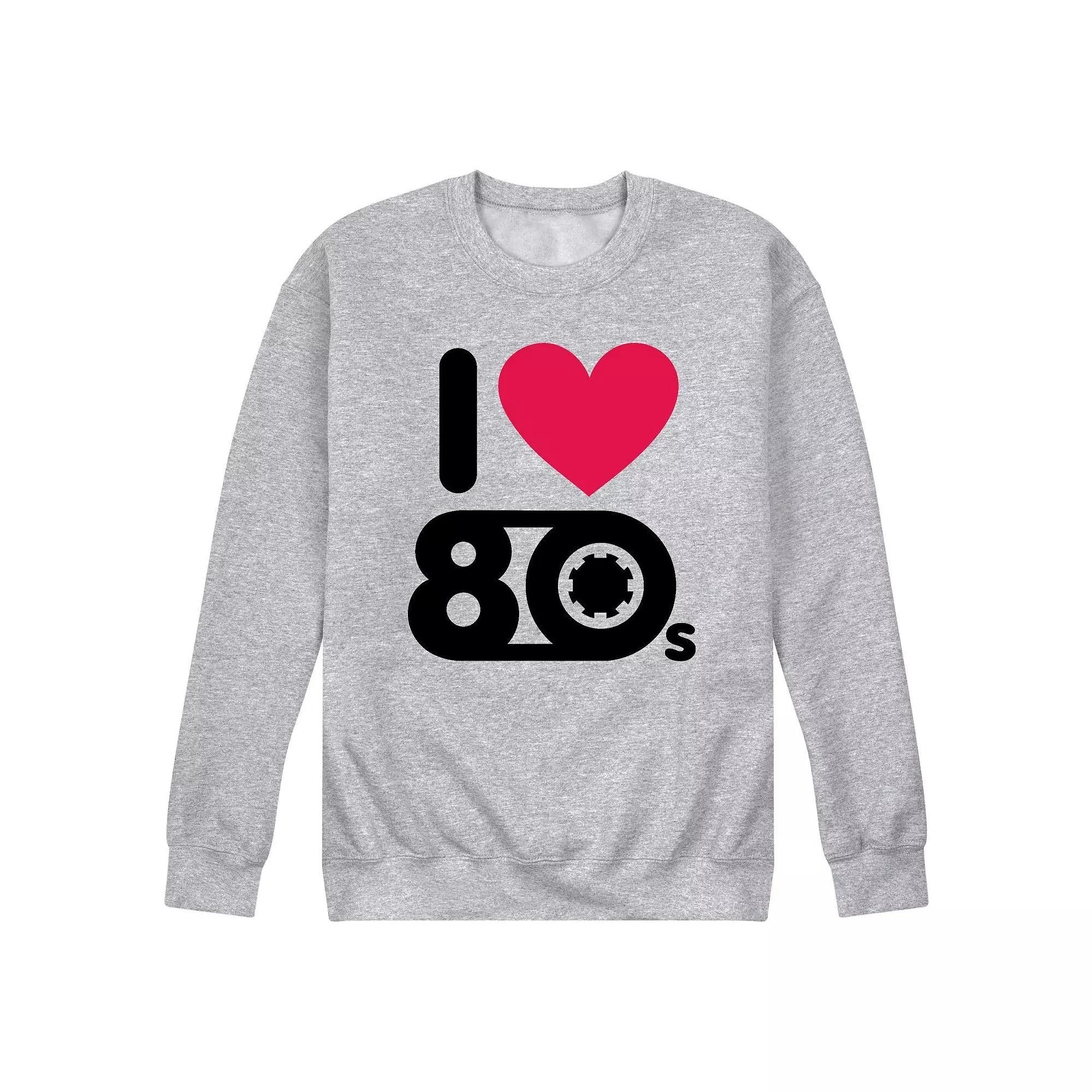 Mens I Heart The 80s Sweatshirt Product Image