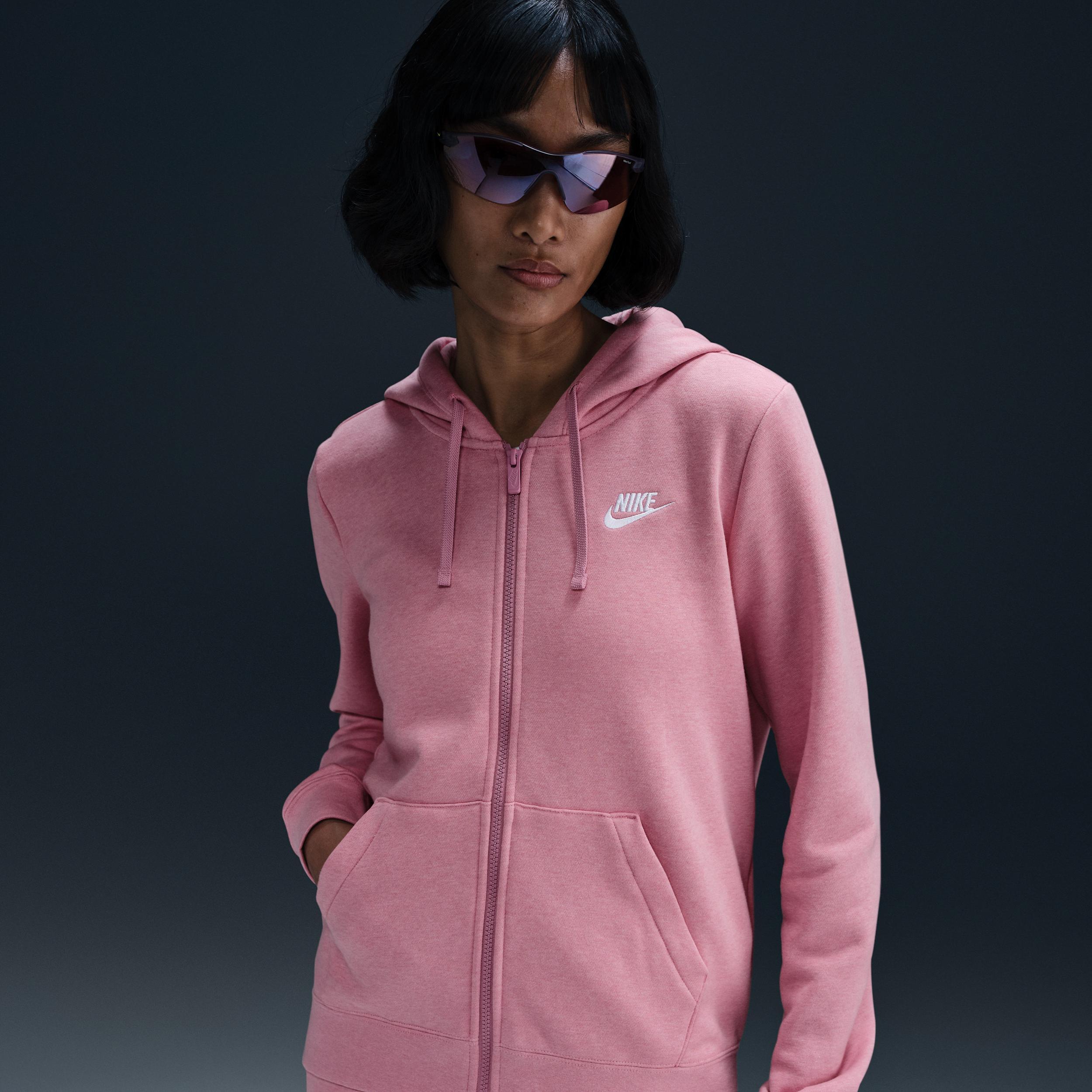 Women's Nike Sportswear Club Fleece Full-Zip Hoodie Product Image