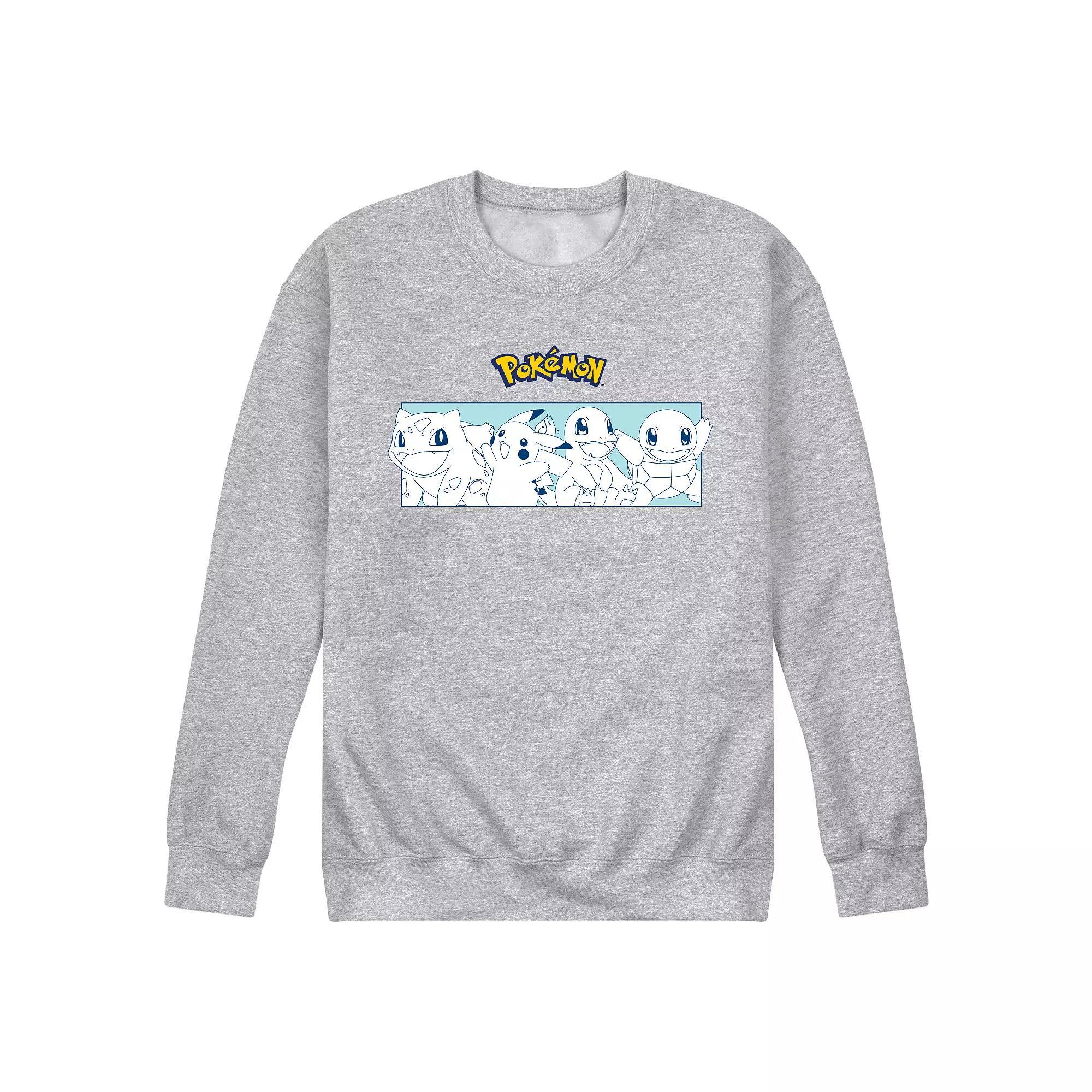 Mens Pokemon Starters Line Fleece Product Image