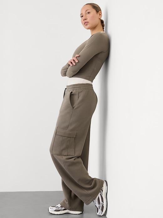 Forever Fleece Mid Rise Cargo Pant Product Image
