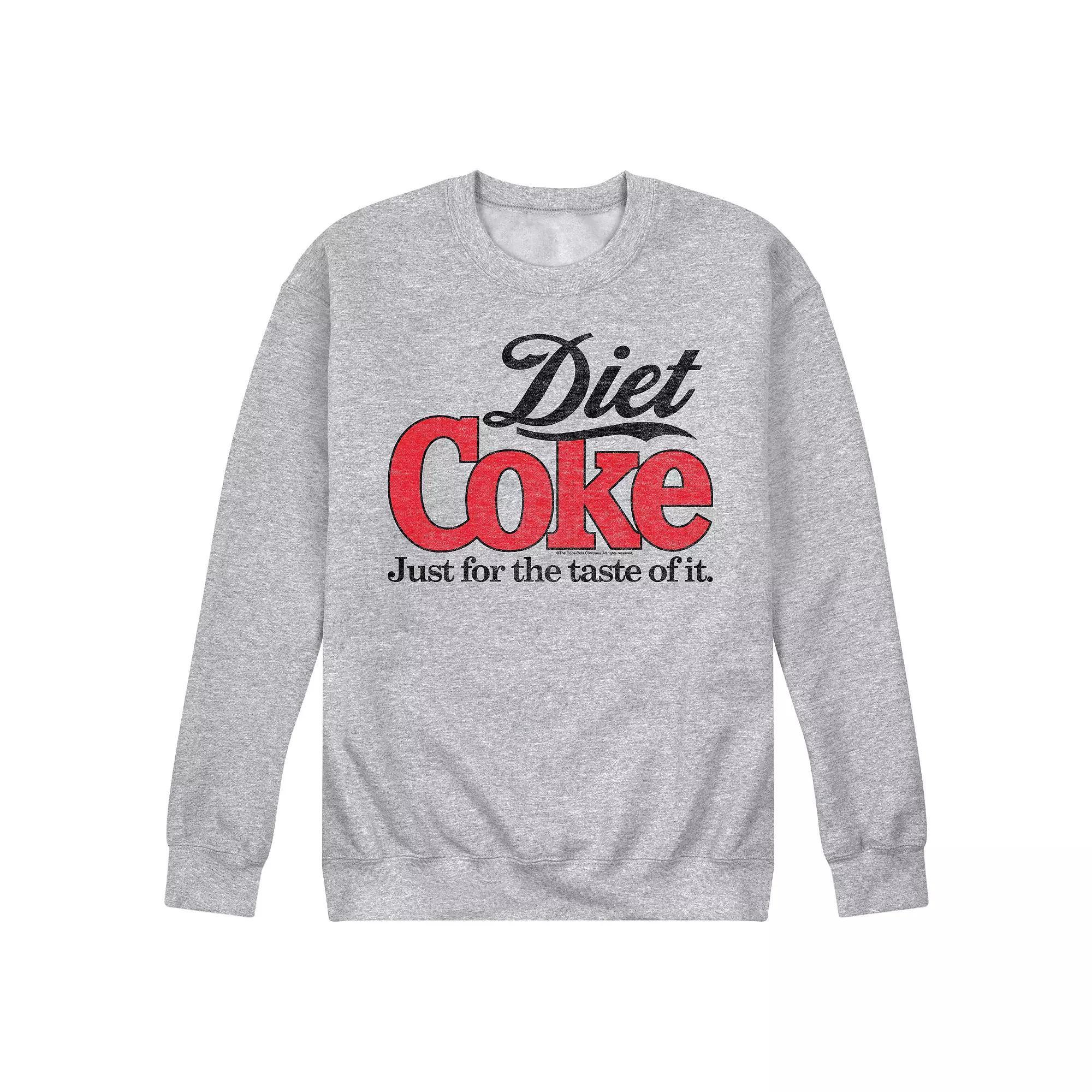 Mens Diet Coke Heart Logo Fleece Sweatshirt Product Image