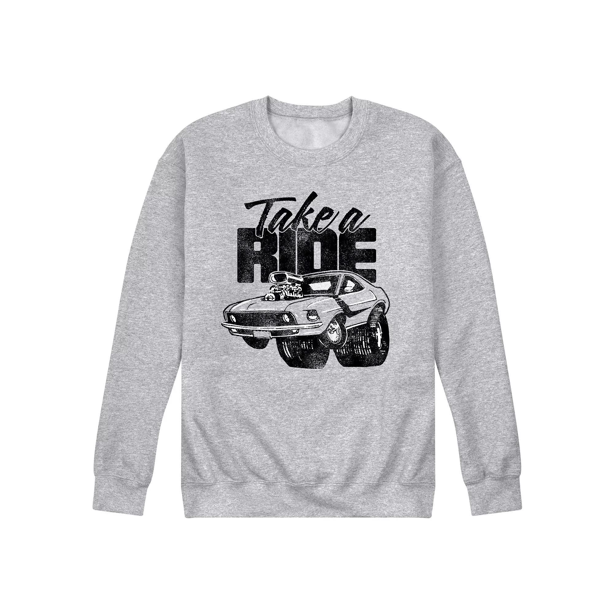 Mens Take A Ride Graphic Sweatshirt Product Image